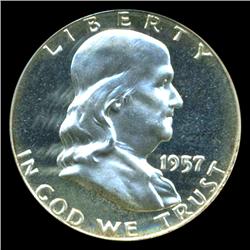 1957 Franklin Half Graded NGC PR66 CAM (COI-4909)