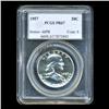 Image 3 : 1957 Franklin Half Graded PCGS PR67 (COI-4912)