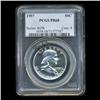 Image 3 : 1957 Franklin Half Graded PCGS PR68 with CAM (COI-4913)