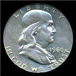 1960 Franklin Half Graded MS63 PCGS FBL (COI-4921)