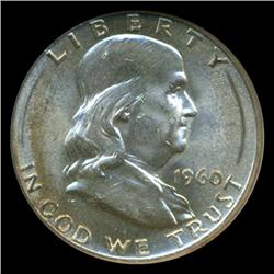 1960 Franklin Half Graded MS65 FBL (COI-4924)