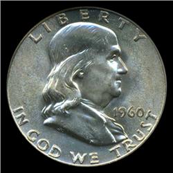 1960 Franklin Half Graded MS65 PCGS (COI-4925)