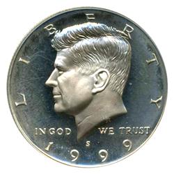 1999S Silver JFK Half Graded PR70 DCAM (COI-4947)