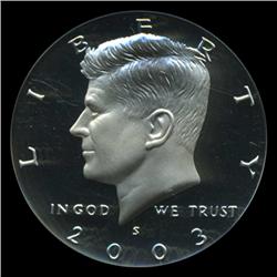 2003S JFK Half Graded PCGS PR69 DCAM (COI-4952)