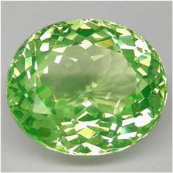 30.55ct Dazzling Oval Facet AAA Top Green Amethyst (GEM-16580)