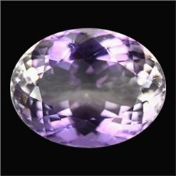 18.55ct Sparkling AAA Bi Color Oval Cut Amethyst  (GEM-16689)