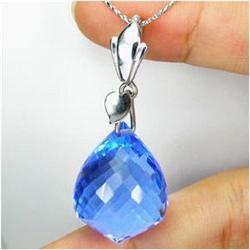 39.35ct Wonderful Briolette Swiss Blue Topaz  (GEM-16909)