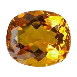 19.0ct Square Cushion Lovely Yellow Citrine  (GEM-16939)