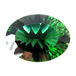 16.40ct Lovely Oval Concave Green Amethyst  (GEM-16947)