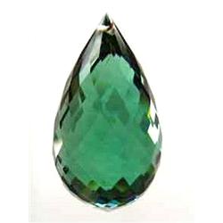 26.95ct Briolette Shape Green AAA Amethyst  (GEM-16958)