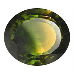 11.62ct Screaming Top Yellow Green Oval Citrine  (GEM-16980)