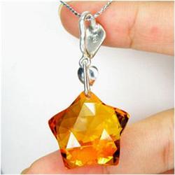 40.06ct Gleaming Star Cut Orange Citrine  (GEM-17049)