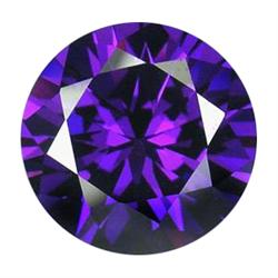 10.10ct Vivid Round Brilliant Lab Purple Loose Diamond  (GEM-17091)