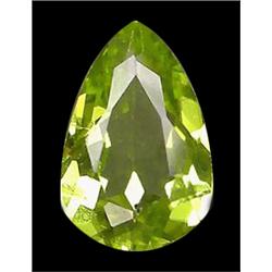 1.28ct Awesome VS Pear Cut Top AAA Green Peridot  (GEM-17111)