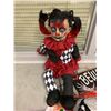 Image 2 : UW2 - Group of Misc. Halloween set dec - includes Alien Mask, hypno clown mask, spinning head harleq