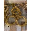 Image 2 : Golden pair of sandals with 9 Egyptian snake hand bands