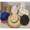 Image 1 : Large group of Men's and Women's Ribbon Straw hats