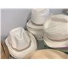 Image 3 : Large group of Men's and Women's Ribbon Straw hats