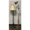 Image 1 : Group of two floor lamps (Approximately, 1fit wide x 5ft high)