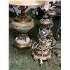 Image 2 : Group of three Vintage antique table top lamps (one with lamp shad)