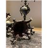 Image 2 : Set of 2 antique candelabras approx. 18in tall each