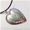 Image 2 : $140 Silver Large Heart Shaped Pendant