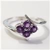 Image 1 : $120 Silver Amethyst Ring