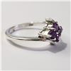 Image 2 : $120 Silver Amethyst Ring