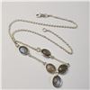 Image 2 : $340 Silver Labradorite Necklace