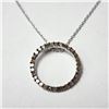 Image 1 : $800 Silver Diamond(0.4ct) Necklace