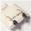 Image 2 : $600 10K  Lolite Earrings