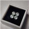Image 2 : $400  4 Laser Cut White Moissanite 6.5Mm Tests Like Diamond, Looks Better(4ct)