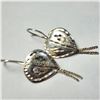 Image 2 : $60 Silver Heart Earrings