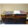 Image 1 : "Snow piercer": custom spray painted blue chest (approx. 34 inch wide x 16 inch depth x 16 inch heig