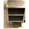 Image 2 : Restaurant grade 2 stainless steel tables ( approx . 2ft wide x 30 inch depth x 39 inch height) and 