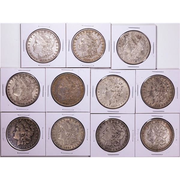 1880-1890 Morgan Silver Dollar Coin Collector's Set