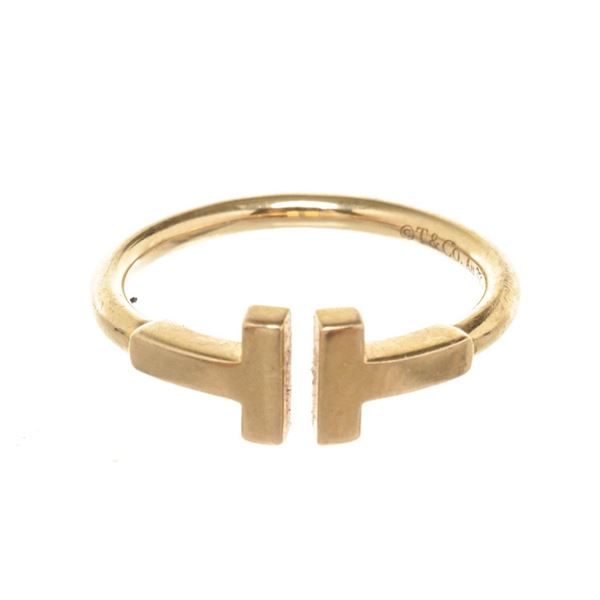 Tiffany & Co Gold T Wire Ring