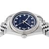 Image 2 : Rolex Mens Stainless Steel Blue String Diamond 36MM Datejust Wristwatch