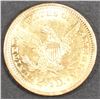Image 2 : 1861 $2.50 GOLD LIBERTY CH BU