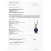 Image 5 : Beautiful Royal Blue Sapphire and Diamond Pendant