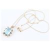 Blue Topaz Pendant