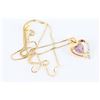 Image 2 : Amethyst Heart Pendant