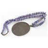 Image 4 : Peace Medal on Trade Bead Necklace