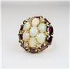 Image 3 : Fabulous Vintage Opal, Red Garnet