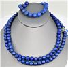 Image 2 : Wonderful Natural Lapis Lazuli Beaded Necklace