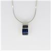 Image 1 : Sleek Designer Blue Sapphire Pendant
