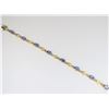 Image 2 : Elegant Tanzanite and Diamond Bracelet