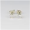 Image 2 : Lovely Round Cut Diamond Stud Earrings