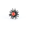 Image 1 : Sterling And Coral Ring