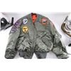 Image 2 : 2 Vintage Aviator Helmets & Flight Jacket